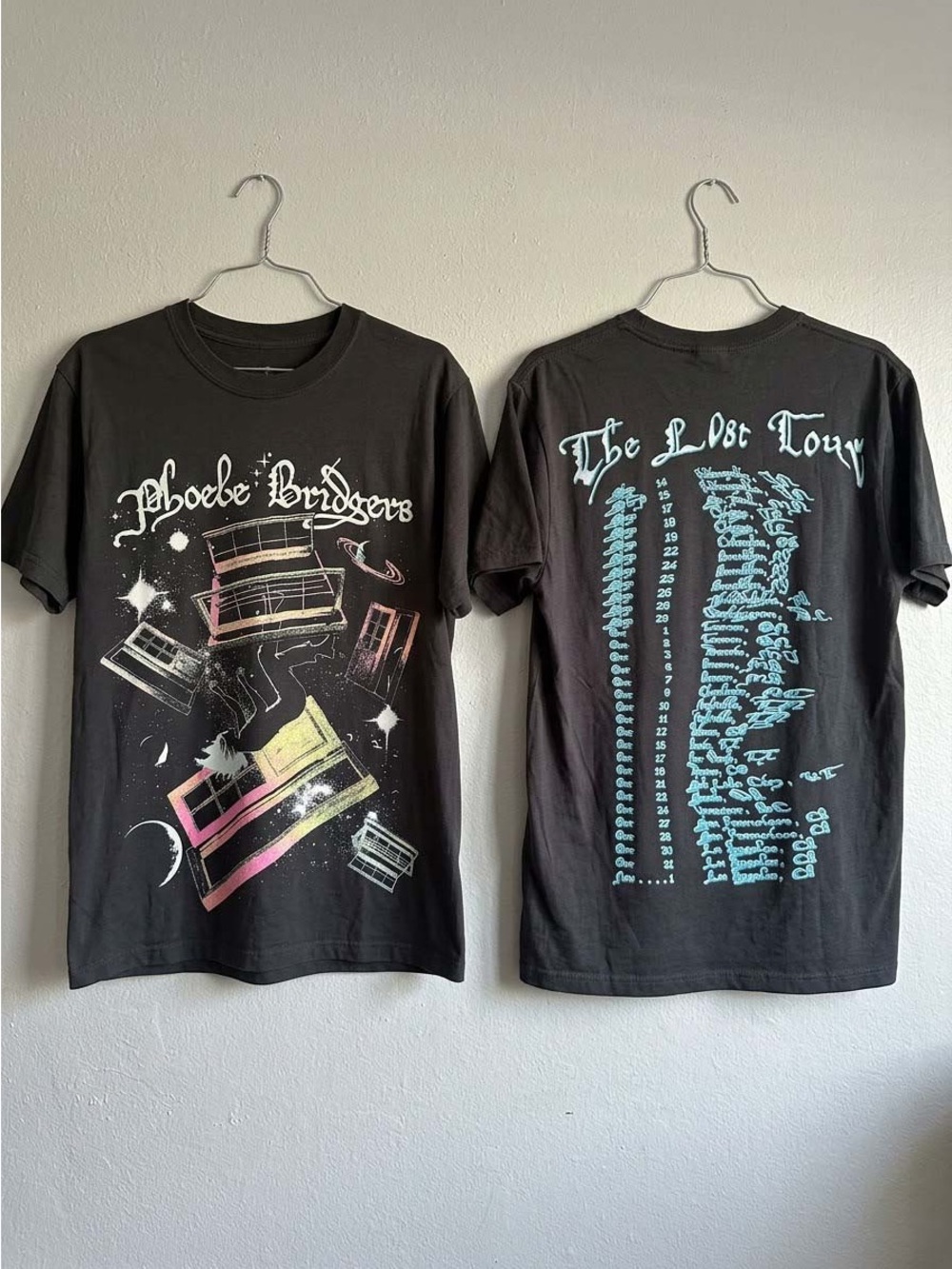 Phoebe Bridgers The Lost Tour “Lost Weekend” 2026 T-shirt Reprint